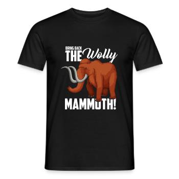 Mammouth - T-shirt homme - noir - Devant - AI Model Male 178 light (178cm)