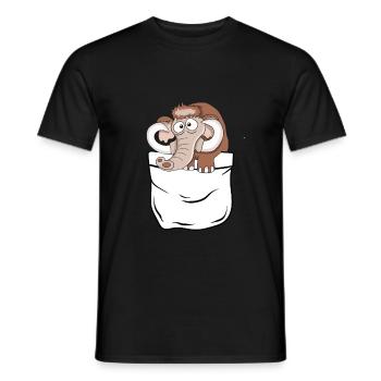 Mammut - Männer T-Shirt - Schwarz - Vorne - AI Model Male 178 light (178cm)