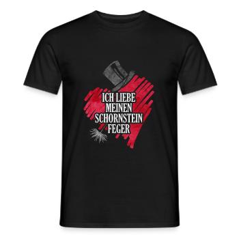 Schornsteinfeger - Männer T-Shirt - Schwarz - Vorne - AI Model Male 178 light (178cm)