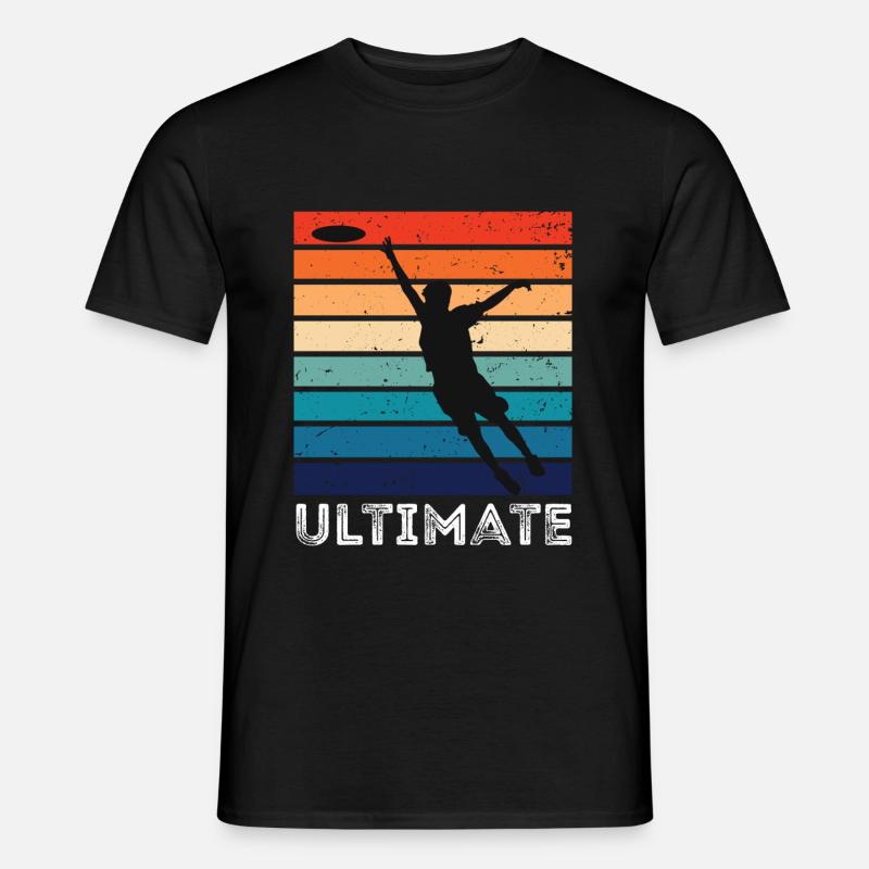 Frisbee - Männer T-Shirt - Schwarz