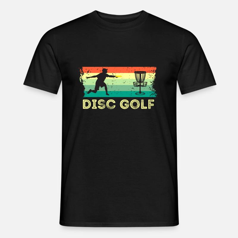 Frisbee - Männer T-Shirt - Schwarz
