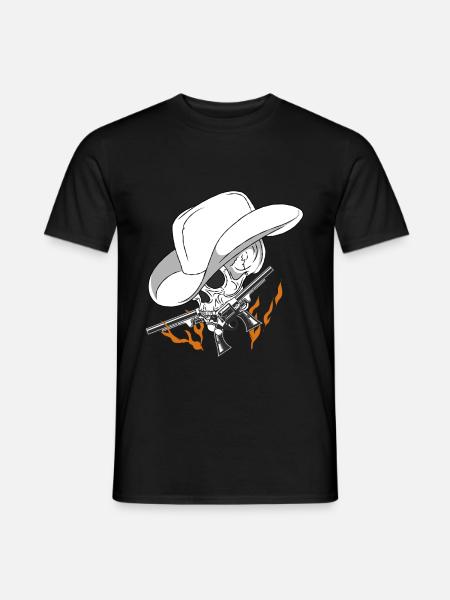 cowboy - Men's T-Shirt - black