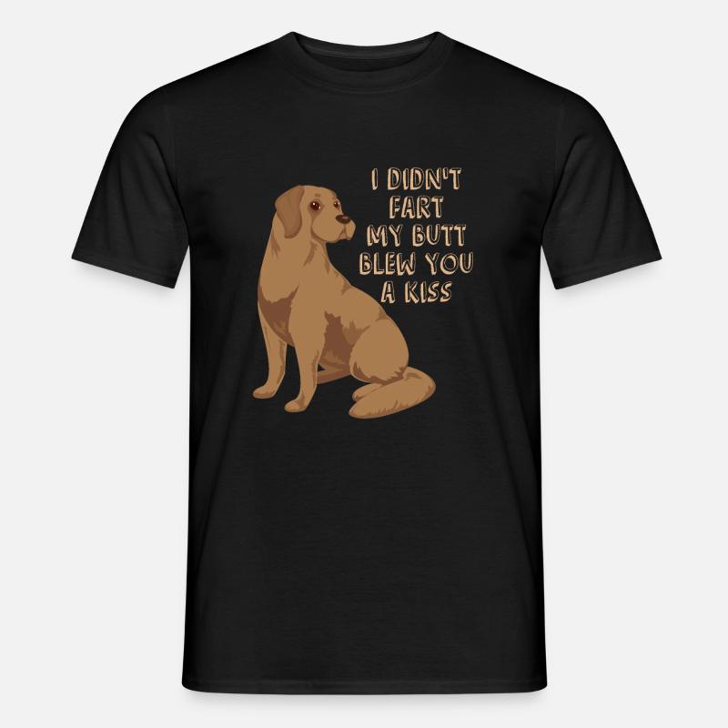 Labrador - Männer T-Shirt - Schwarz