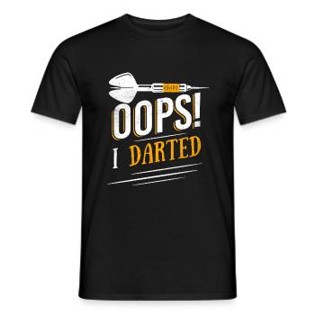 Dart - T-shirt homme - noir - Devant - AI Model Male 178 light (178cm)
