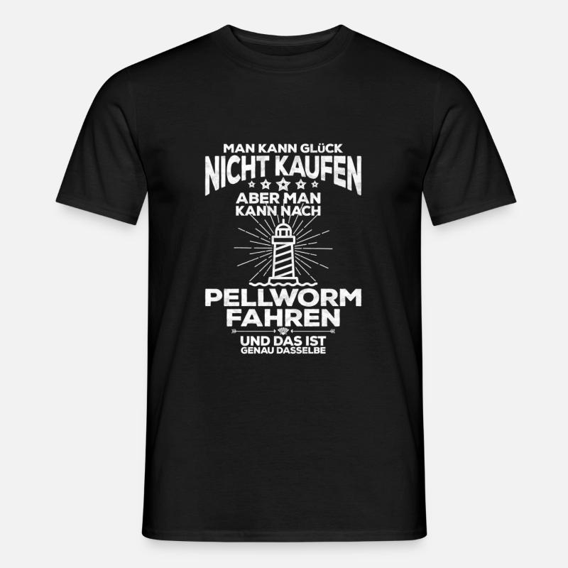 Pellworm - Männer T-Shirt - Schwarz