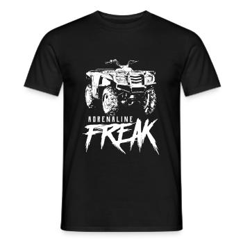 Quad - Männer T-Shirt - Schwarz - Vorne - AI Model Male 178 light (178cm)