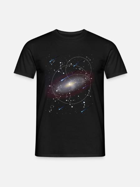 Astronomie - Männer T-Shirt - Schwarz