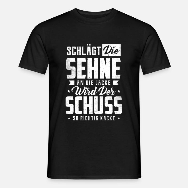 Bogenschießen - Männer T-Shirt - Schwarz