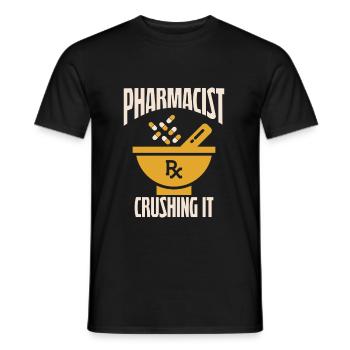 Pharmacien - T-shirt homme - noir - Devant - AI Model Male 178 light (178cm)