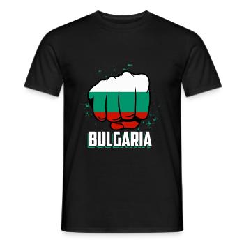 Bulgaria Bulgarian Gift Funny Bulgaria S - Men's T-Shirt - black - Front - AI Model Male 178 light (178cm)
