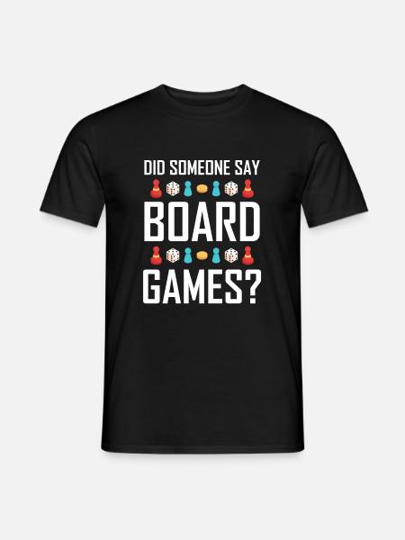 Jeu de société Jeu de société Joueur Cadeau de jeu de société - T-shirt homme - noir