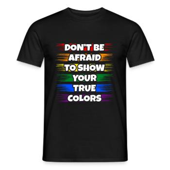 Lgbt - Men's T-Shirt - black - Front - AI Model Male 178 light (178cm)
