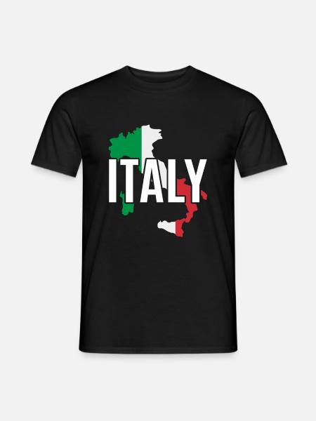 Italy - Men's T-Shirt - black