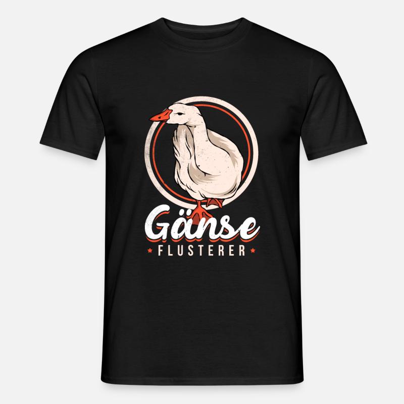 Gans - Männer T-Shirt - Schwarz