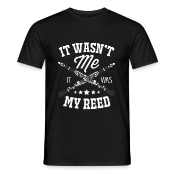 Klarinette - Männer T-Shirt - Schwarz - Vorne - AI Model Male 178 light (178cm)