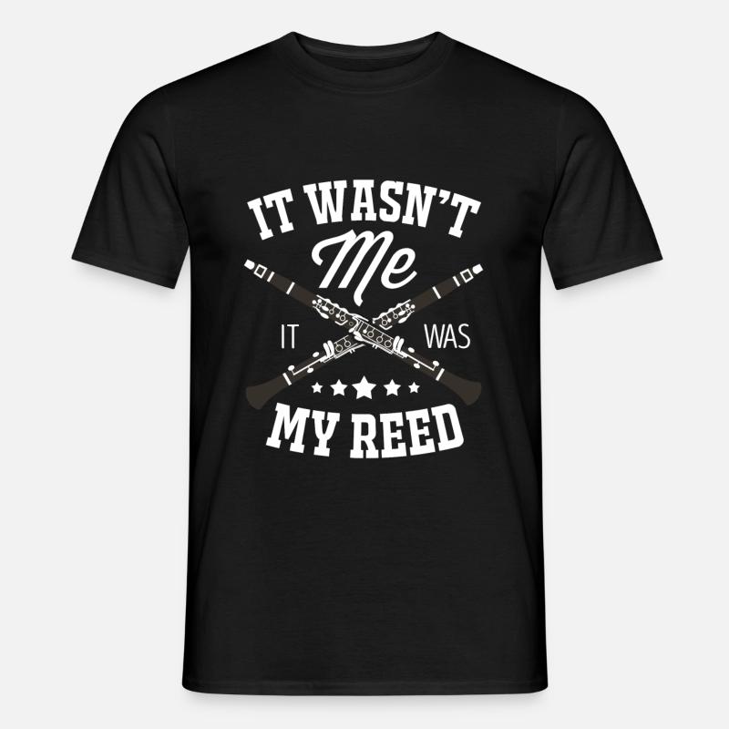 Klarinette - Männer T-Shirt - Schwarz