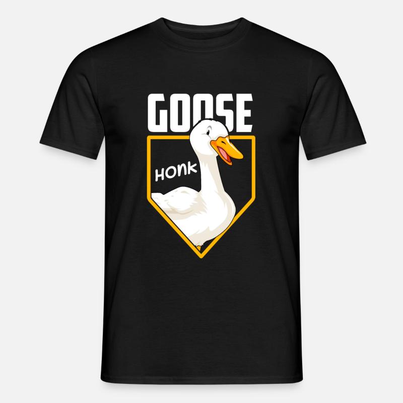 Gans - Männer T-Shirt - Schwarz