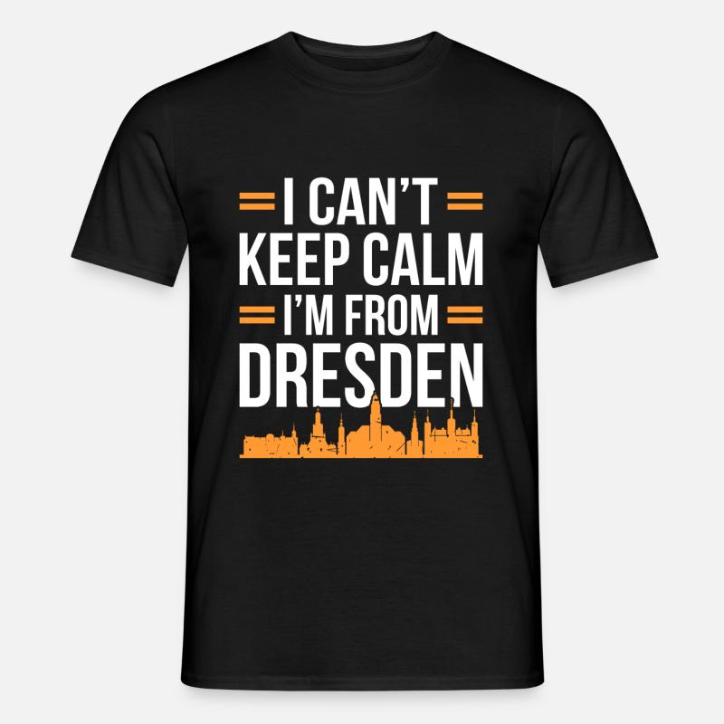 Dresden - Männer T-Shirt - Schwarz