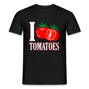 Tomate - T-shirt homme - noir - Devant - AI Model Male 178 light (178cm)
