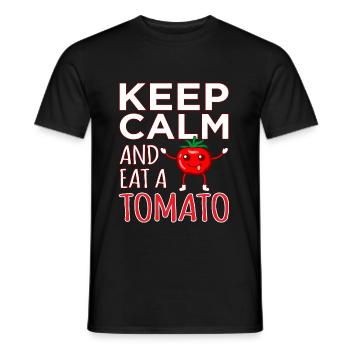 Tomate - Männer T-Shirt - Schwarz - Vorne - AI Model Male 178 light (178cm)
