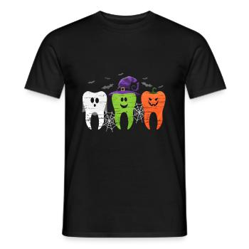 Halloween Dentist Dental Assistant - Men's T-Shirt - black - Front - AI Model Male 178 light (178cm)