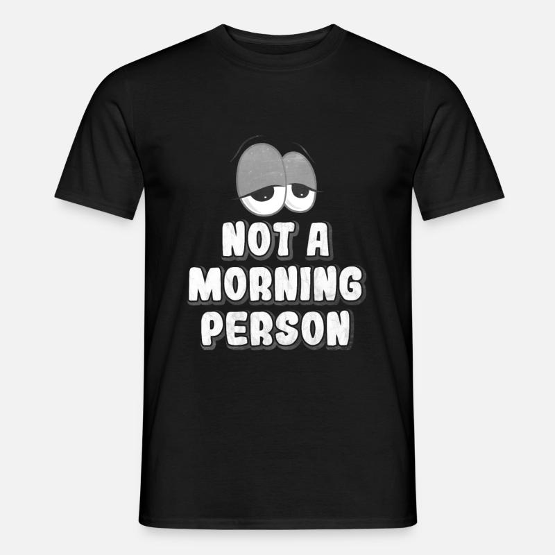 Lustiger Spruch - Männer T-Shirt - Schwarz