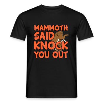 Mammut - Männer T-Shirt - Schwarz - Vorne - AI Model Male 178 light (178cm)