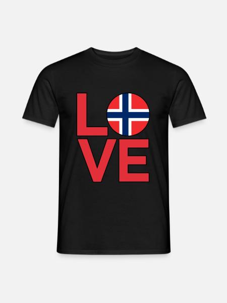 Norway - Men's T-Shirt - black