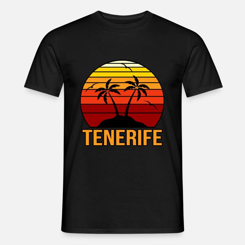 Teneriffa - Männer T-Shirt - Schwarz