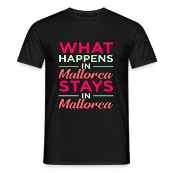 Majorca - Men's T-Shirt - black - Front - AI Model Male 178 light (178cm)