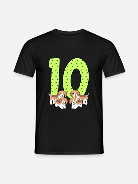10e anniversaire - T-shirt homme - noir