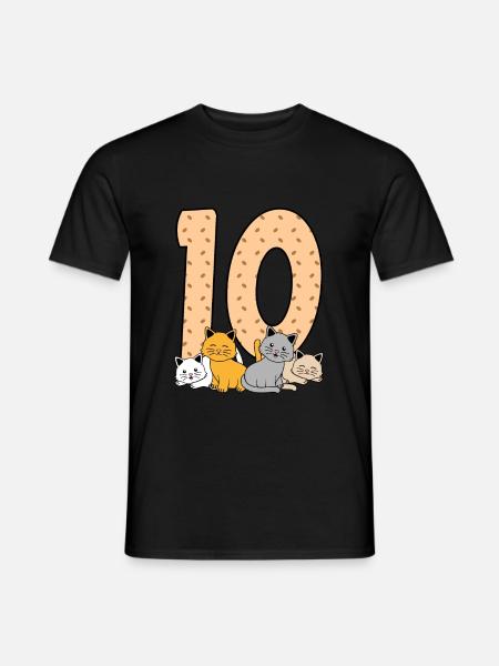 10e anniversaire - T-shirt homme - noir