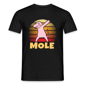 Dabbing Naked Mole Rat Cadeau - T-shirt homme - noir - Devant - AI Model Male 178 light (178cm)