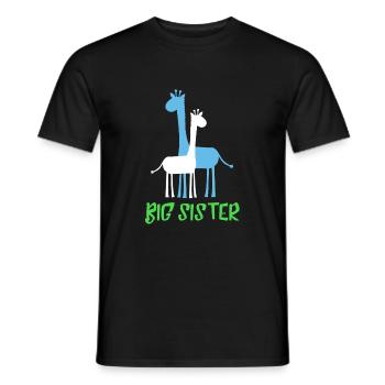 grande soeur - T-shirt homme - noir - Devant - AI Model Male 178 light (178cm)
