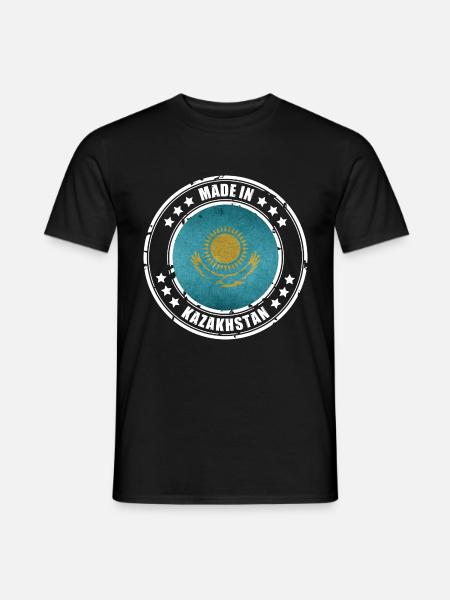 Made in Kazakhstan - Männer T-Shirt - Schwarz