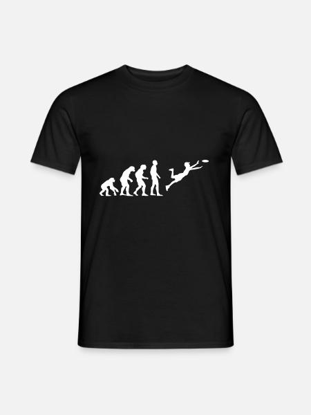 évolution frisbee - T-shirt homme - noir