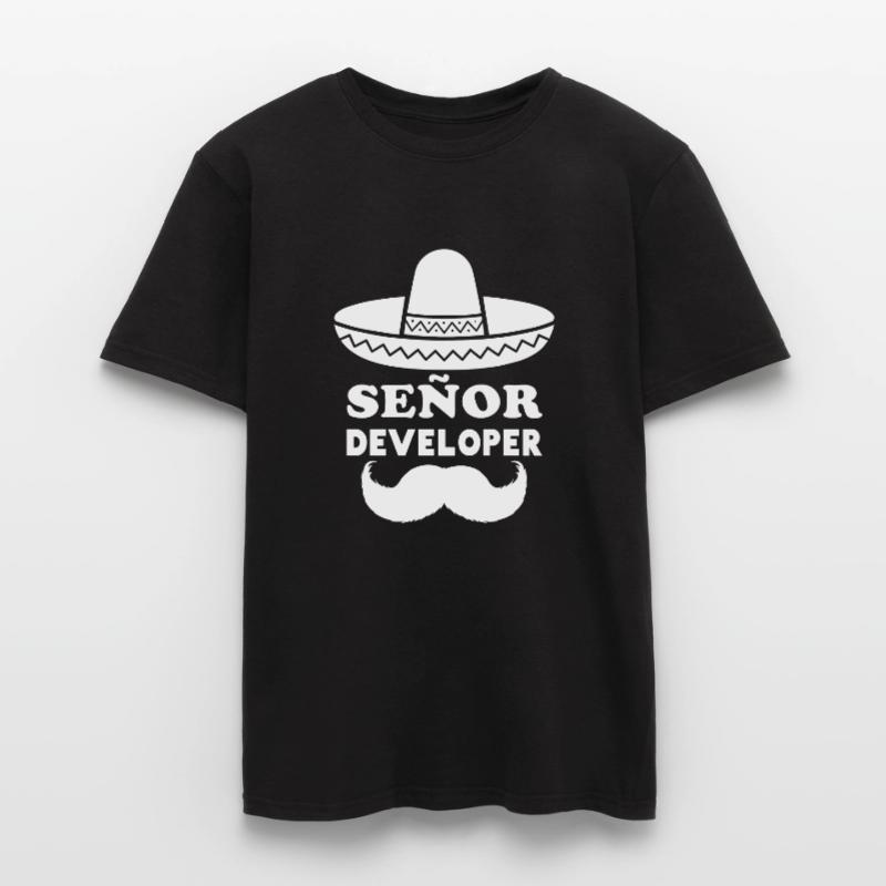 Señor Developer | Nerd & Programmierer Witze Männer T-Shirt