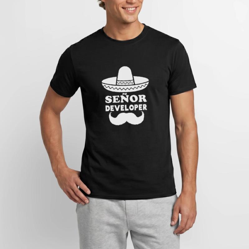 Señor Developer | Nerd & Programmierer Witze Männer T-Shirt