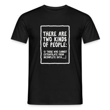 Données incomplètes Funny Science Nerd - T-shirt homme - noir - Devant - AI Model Male 178 light (178cm)