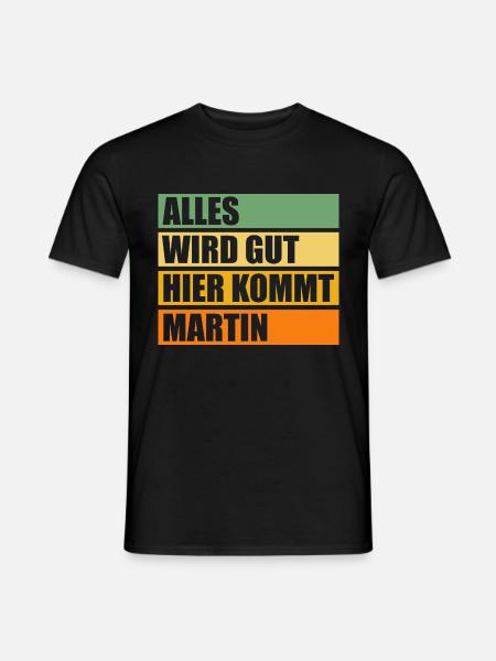 Martin - Men's T-Shirt - black