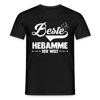 Geburtshelferin Hebamme - Männer T-Shirt - Schwarz - Vorne - AI Model Male 178 light (178cm)