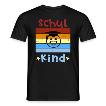 Schulkind 1. Klasse Smile Schulbeginn T shirt - Männer T-Shirt - Schwarz - Vorne - AI Model Male 178 light (178cm)