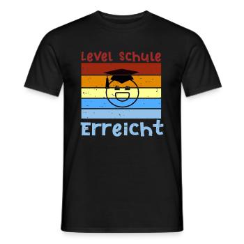 Endlich Schule Smile Schulbeginn T shirt - Männer T-Shirt - Schwarz - Vorne - AI Model Male 178 light (178cm)