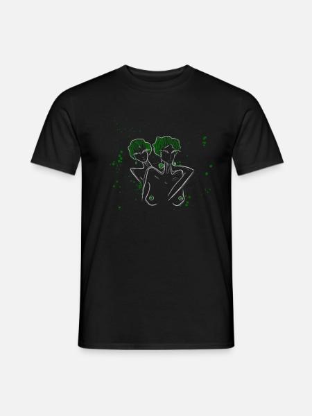 in Grünen - Männer T-Shirt - Schwarz