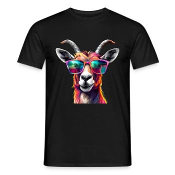 Lunettes de soleil Antelope - T-shirt homme - noir - Devant - AI Model Male 178 light (178cm)