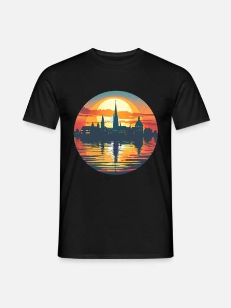 Brunswick Skyline - Men's T-Shirt - black