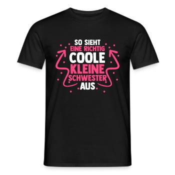 Geschwister Schwestern Schwester - Männer T-Shirt - Schwarz - Vorne - AI Model Male 178 light (178cm)