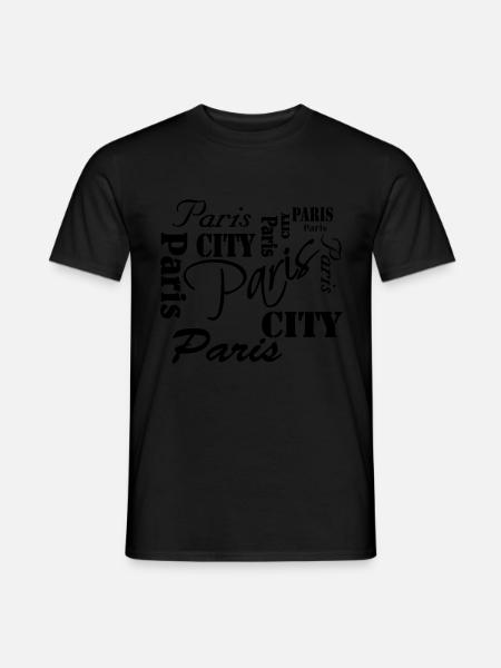 Paris - T-shirt homme - noir
