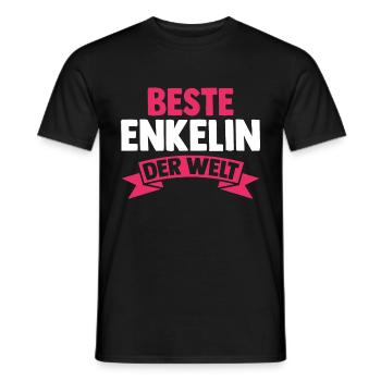 Opa Oma Enkelkind Enkelin - Männer T-Shirt - Schwarz - Vorne - AI Model Male 178 light (178cm)