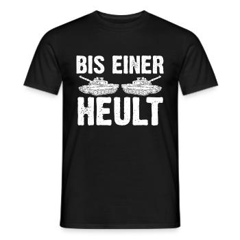 Panzerfahrer Militär Soldat Panzer - Männer T-Shirt - Schwarz - Vorne - AI Model Male 178 light (178cm)